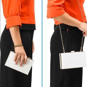 Acrylic Box Clutch Purse Evening NWOT